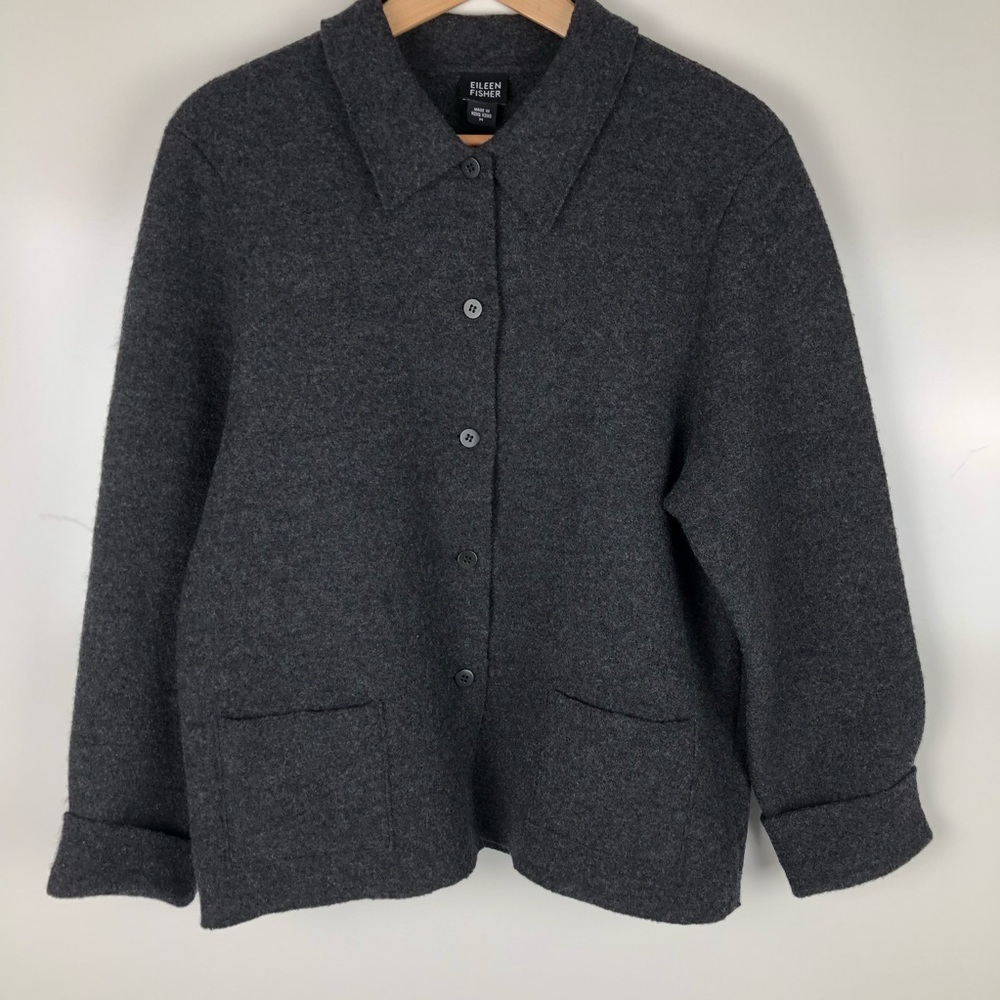 Eileen Fisher wool jacket Size medium